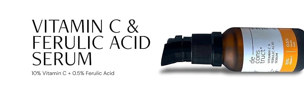 deconstruct vitamin c and ferulic acid serum